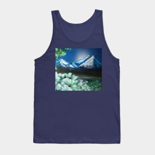 Bright Mountain Night Tank Top